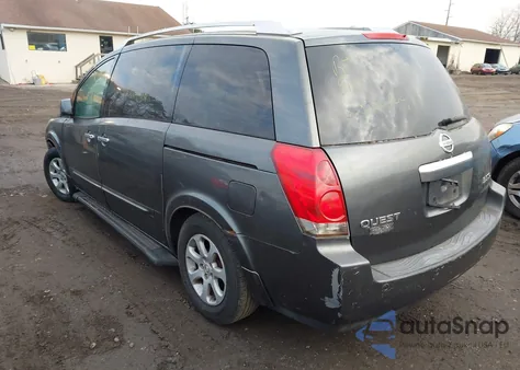 2007 Nissan Quest 3.5 Sl z USA, uszkodzony, nr VIN 5N1BV28U97N107182